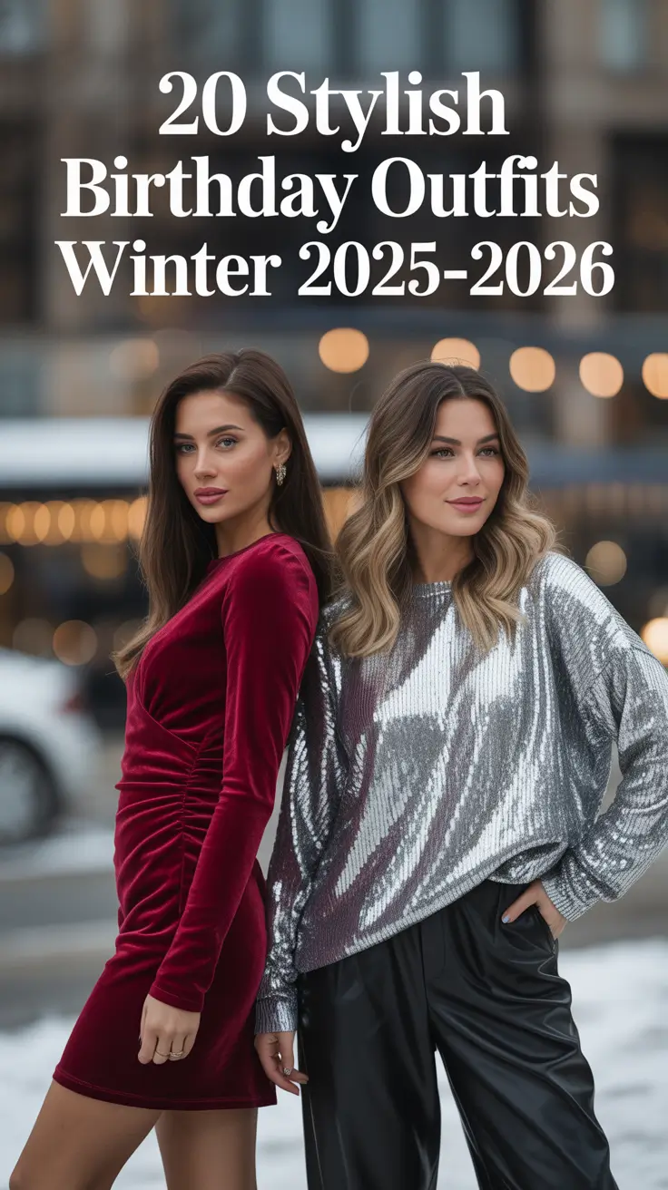 Stylish Birthday Outfits Winter 2025–2026: Classy & Cute Ideas for Women