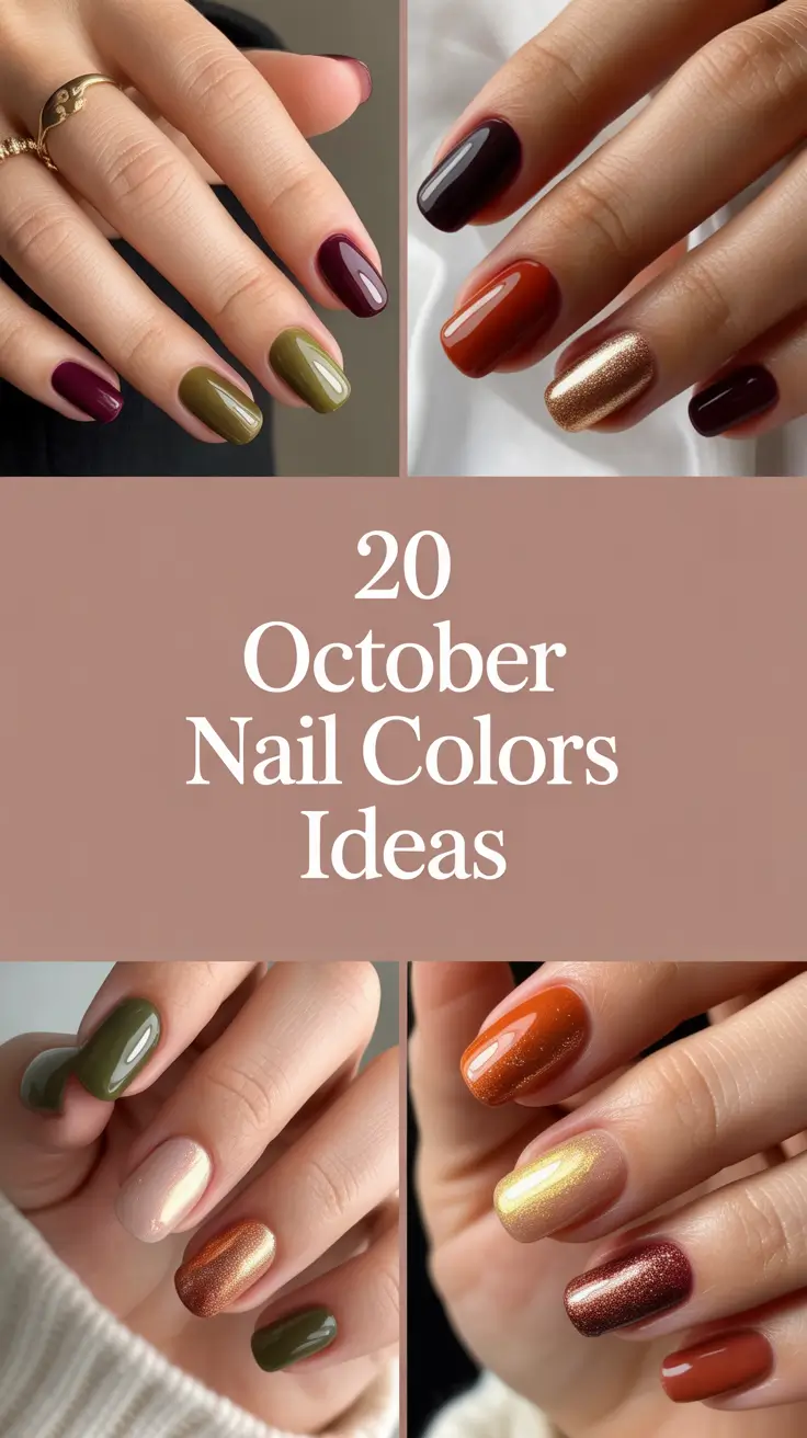 October 2025 Nail Colors Ideas – The Best Fall Inspo Palette for Gel, Dip & Street Style