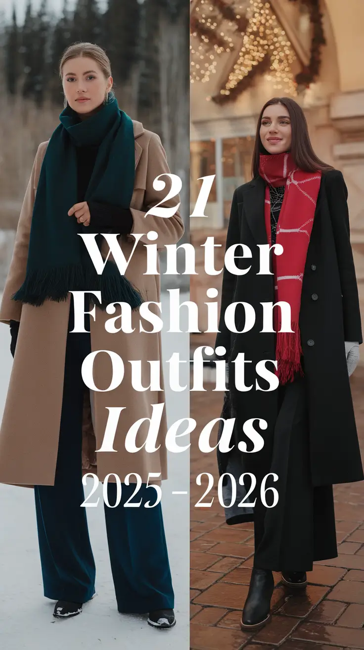 Winter Fashion Outfits Ideas 2025 – 2026: Casual & Classy Inspiration for Women