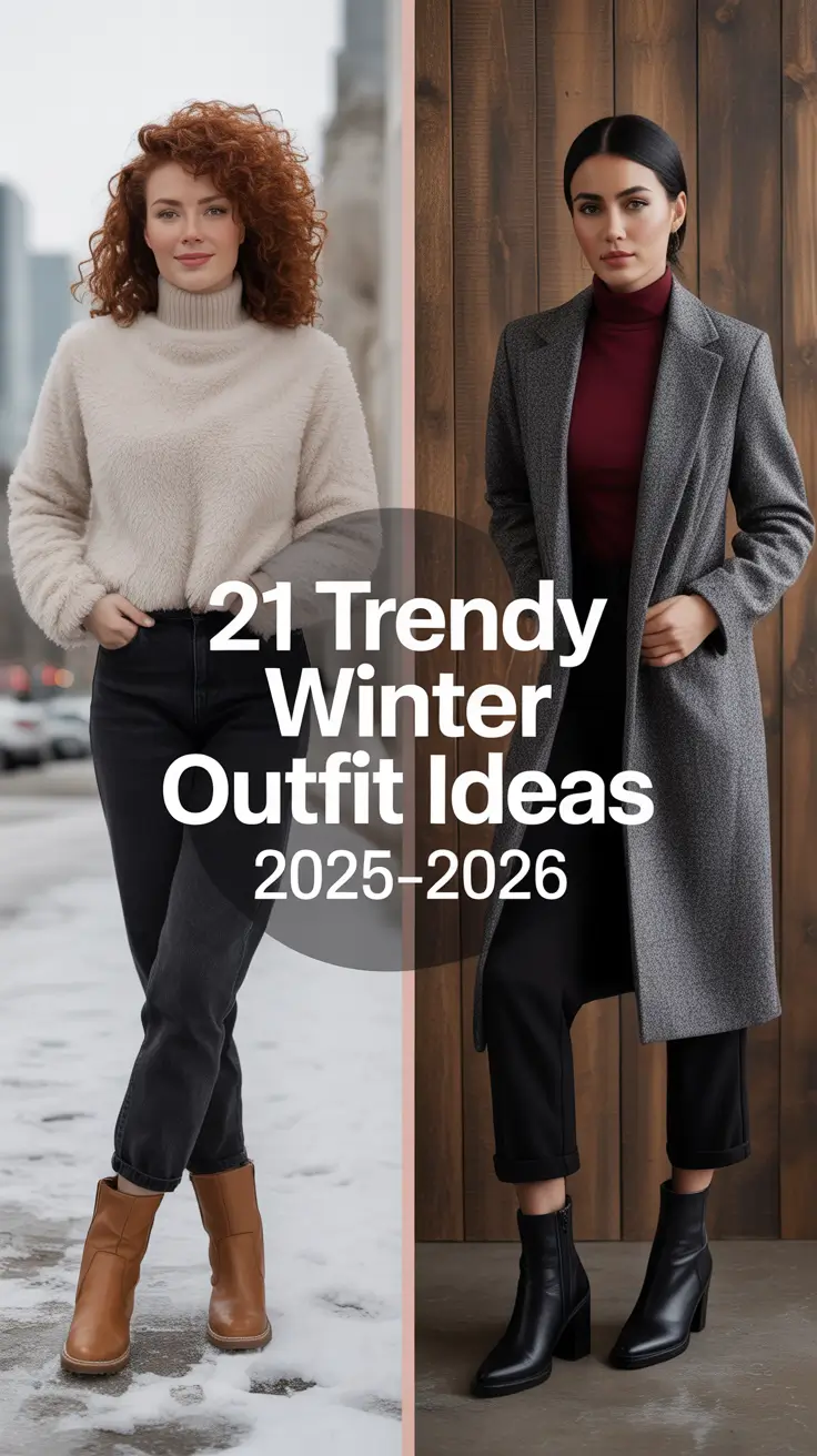 Trendy Winter Outfit Ideas 2025–2026: Chic & Cozy Looks for Women
