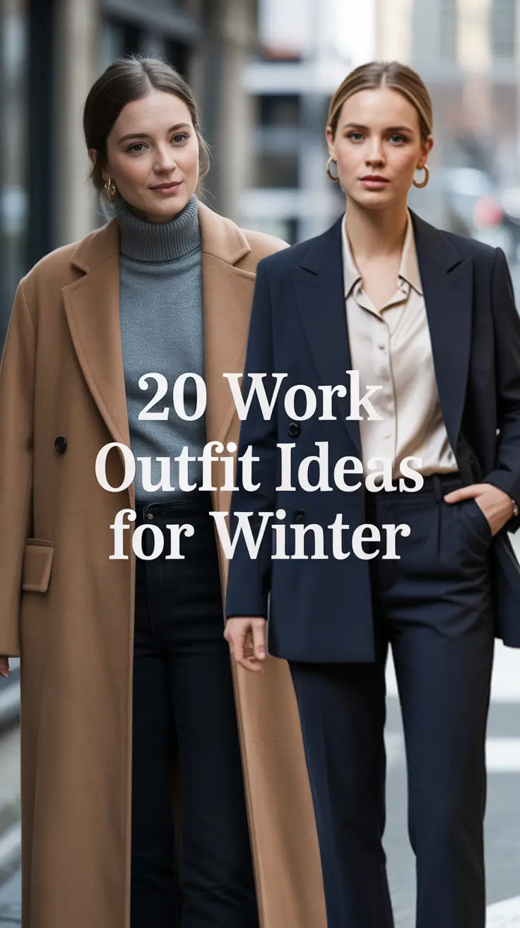 Work Outfit Ideas for Winter 2025–2026: Chic, Cozy & Classy Looks for Women