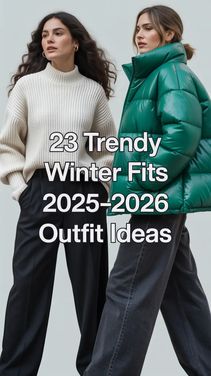 Trendy Winter Fits 2025–2026 Outfit Ideas to Stay Classy, Cozy & Chic
