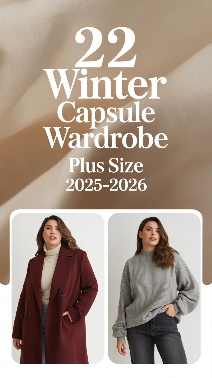 Winter Capsule Wardrobe Plus Size 2025–2026: Chic Outfits for Every Season Moment