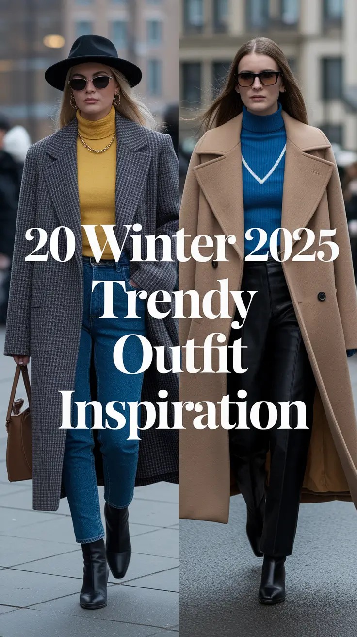 Winter 2025 Trendy Outfit Inspiration – Fresh Ideas for Women’s Casual & Dressy Looks