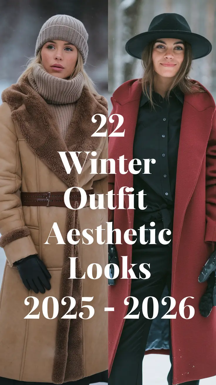 Winter Outfit Aesthetic Looks 2025 - 2026: Cozy, Classy & Casual Inspiration