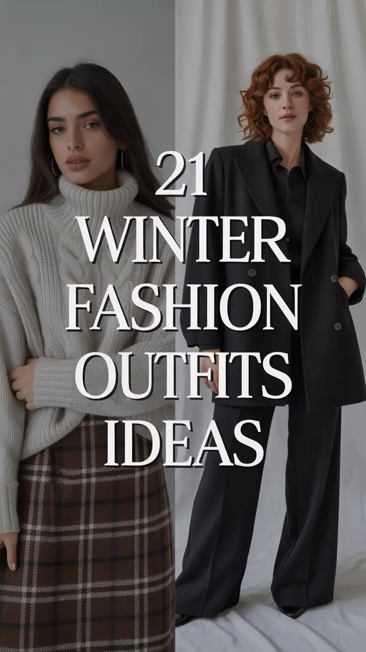 Winter Fashion Outfits Ideas 2025 – 2026: Casual & Classy Inspiration for Women
