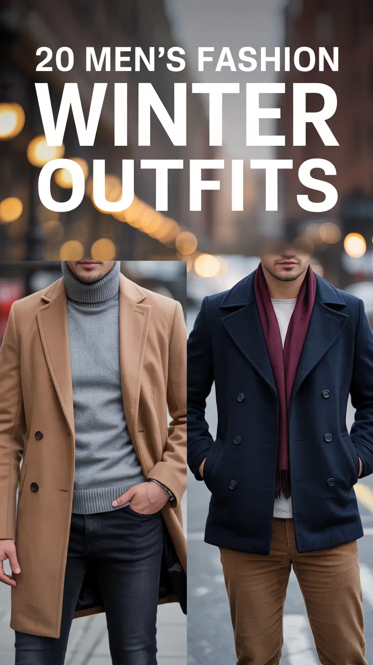 Men’s Fashion Winter Outfits 2025 - 2026: Stylish & Aesthetic Looks for Cold Weather