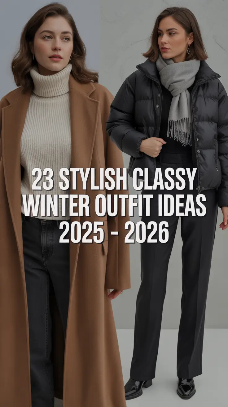 Stylish Classy Winter Outfit Ideas 2025 - 2026