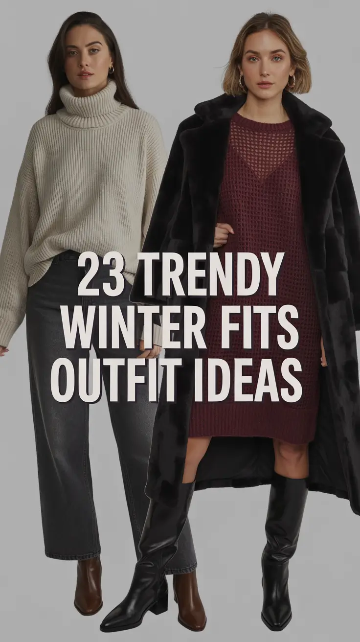 Trendy Winter Fits 2025–2026 Outfit Ideas to Stay Classy, Cozy & Chic