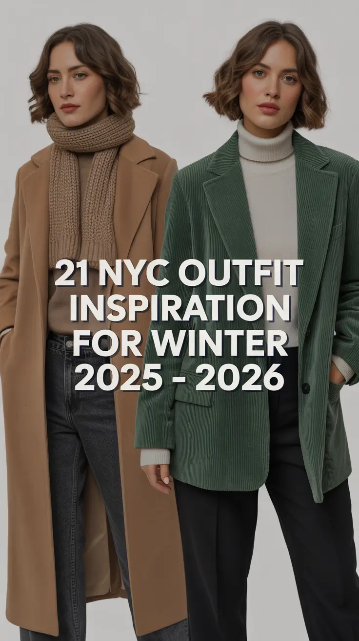 NYC Outfit Inspiration for Winter 2025 - 2026: Street Style & Chic Cold Weather Ideas