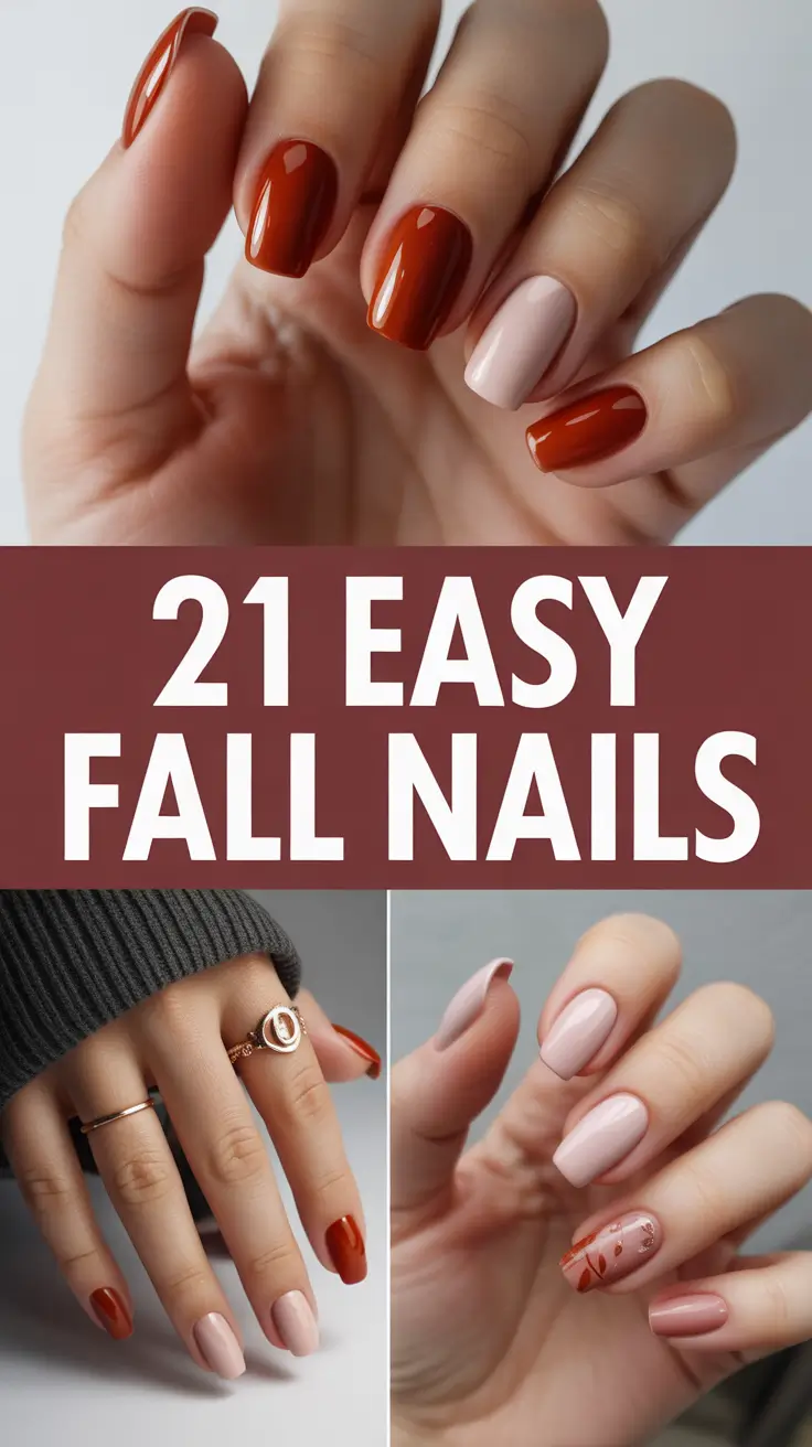 Easy Fall Nails 2025: Simple Designs, Colors & Inspo for Every Style