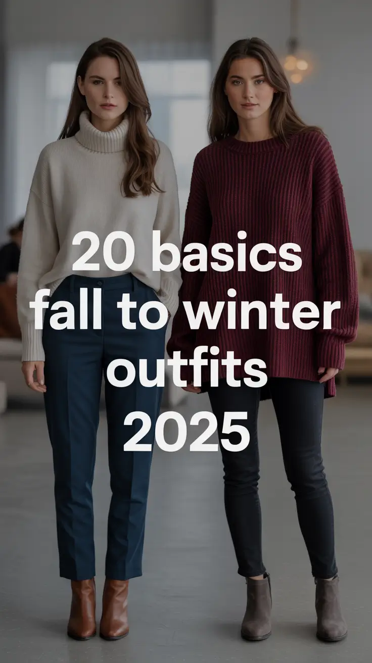 Basics Fall to Winter Outfits Winter 2025 – Chic & Classy Street Style Inspo
