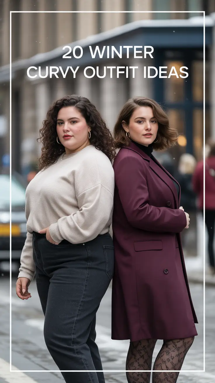 Winter Curvy Outfit Ideas 2025 – 2026: Classy & Casual Plus Size Inspo