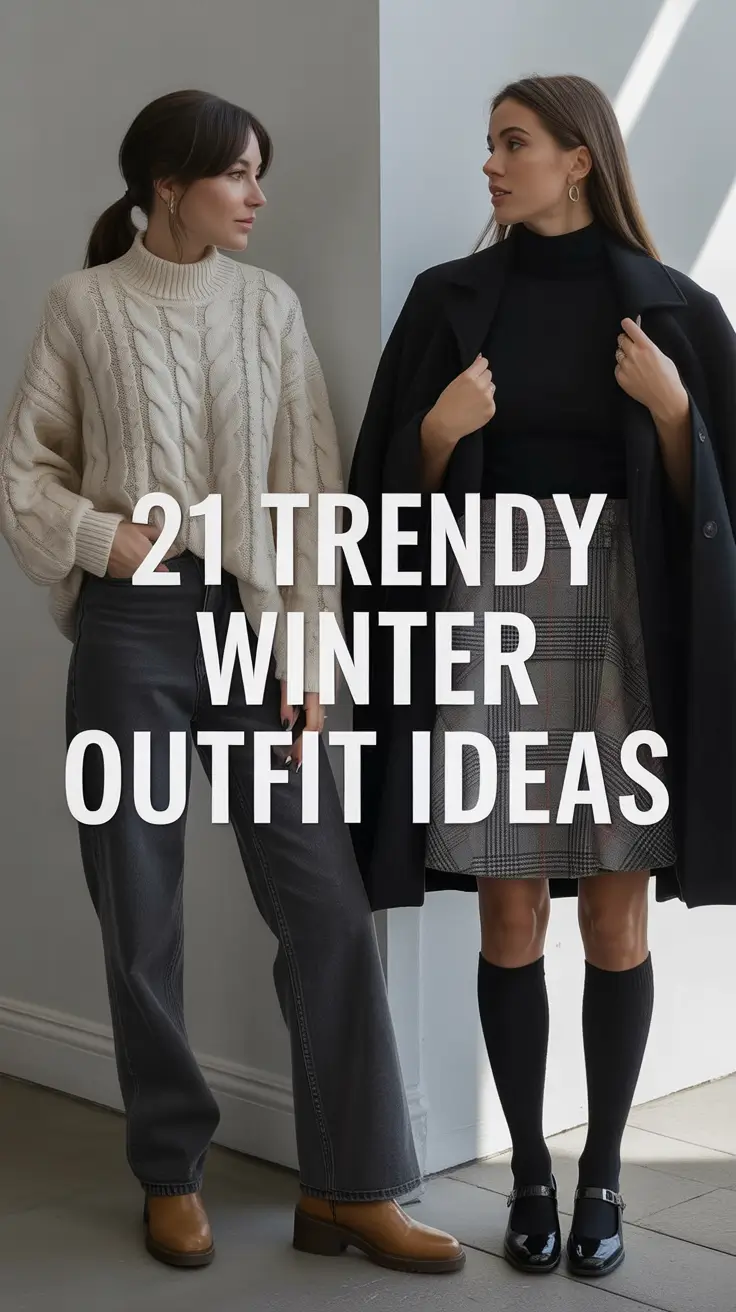 Trendy Winter Outfit Ideas 2025–2026: Chic & Cozy Looks for Women