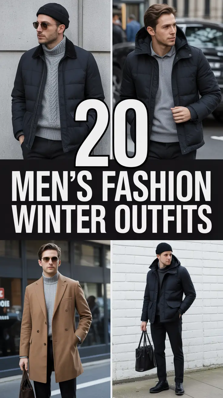 Men’s Fashion Winter Outfits 2025 - 2026: Stylish & Aesthetic Looks for Cold Weather