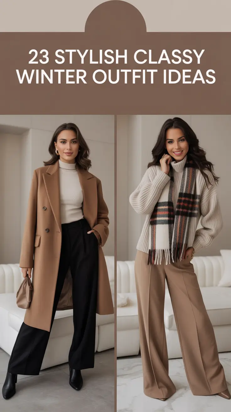 Stylish Classy Winter Outfit Ideas 2025 - 2026