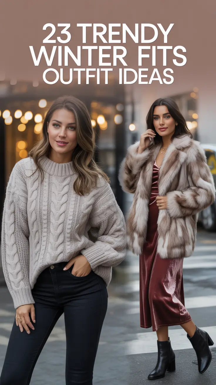 Trendy Winter Fits 2025–2026 Outfit Ideas to Stay Classy, Cozy & Chic