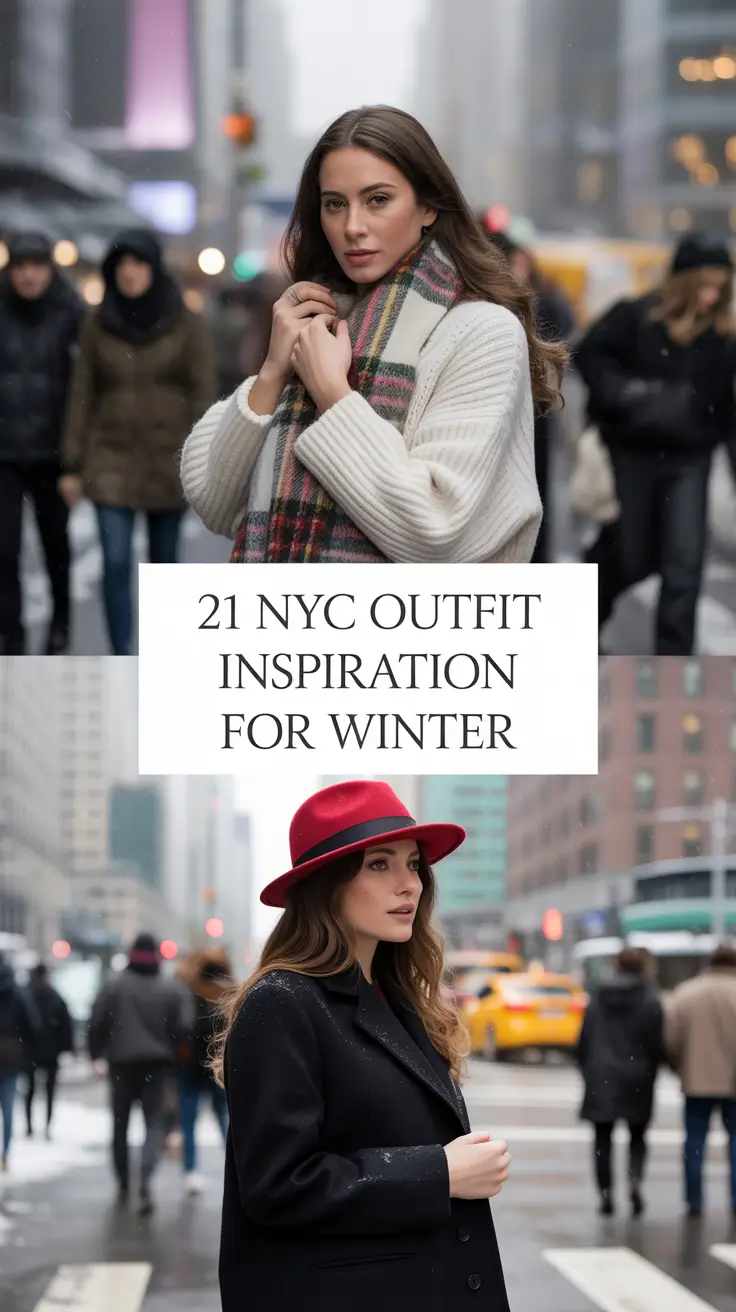 NYC Outfit Inspiration for Winter 2025 - 2026: Street Style & Chic Cold Weather Ideas