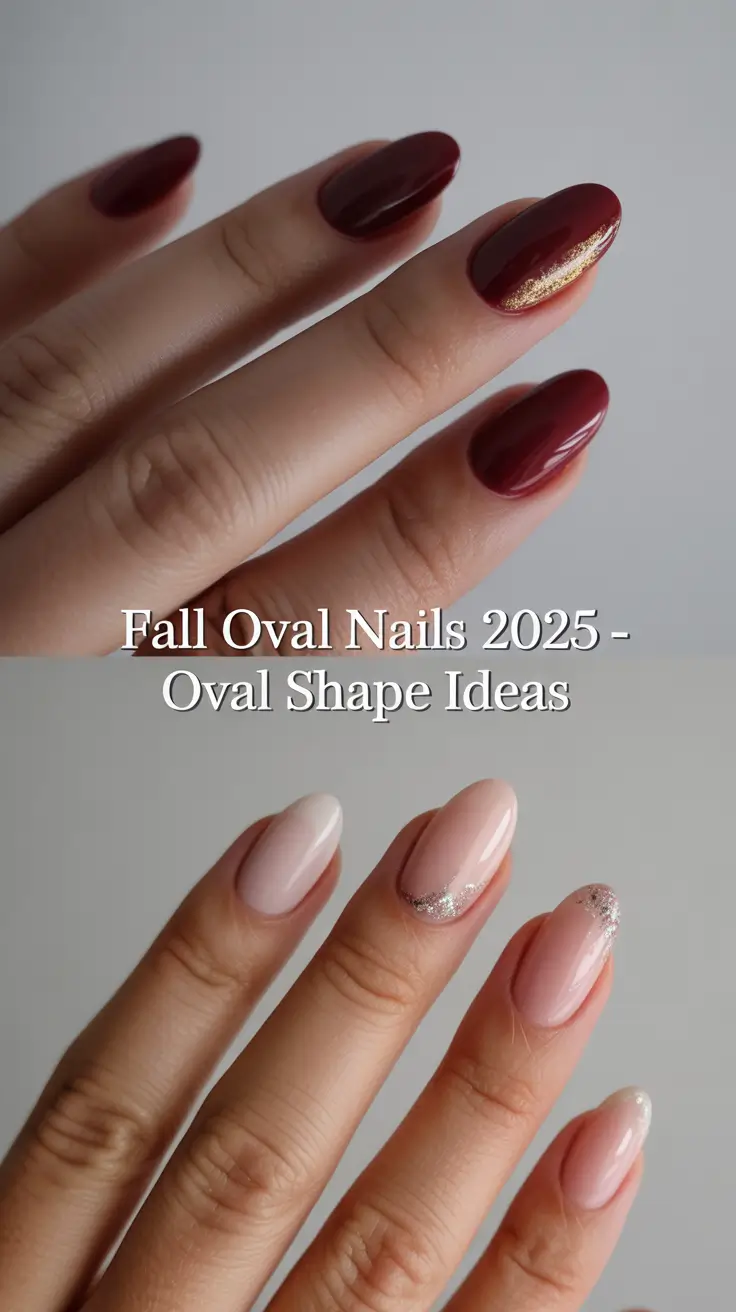 Fall Oval Nails 2025 - Oval Shape Ideas for Every Style and Season