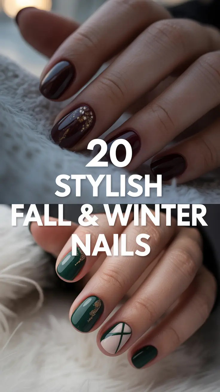 Stylish Fall & Winter Nails 2025–2026: Fresh Ideas, Colors & Inspo