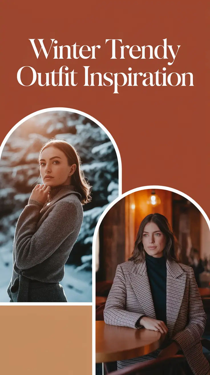 Winter 2025 Trendy Outfit Inspiration – Fresh Ideas for Women’s Casual & Dressy Looks