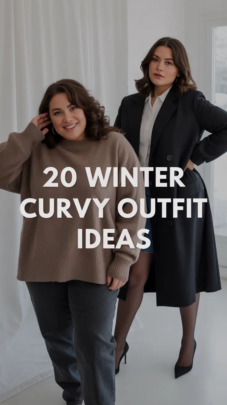 Winter Curvy Outfit Ideas 2025 – 2026: Classy & Casual Plus Size Inspo