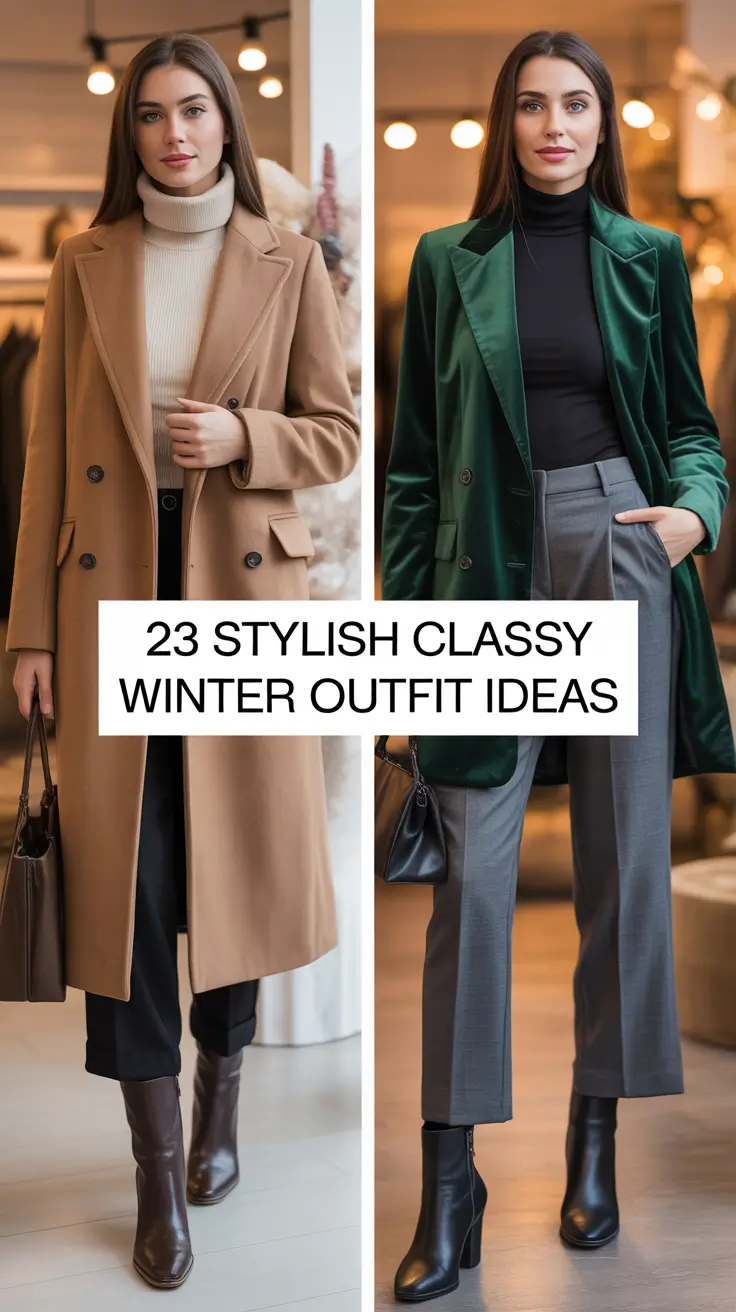 Stylish Classy Winter Outfit Ideas 2025 - 2026