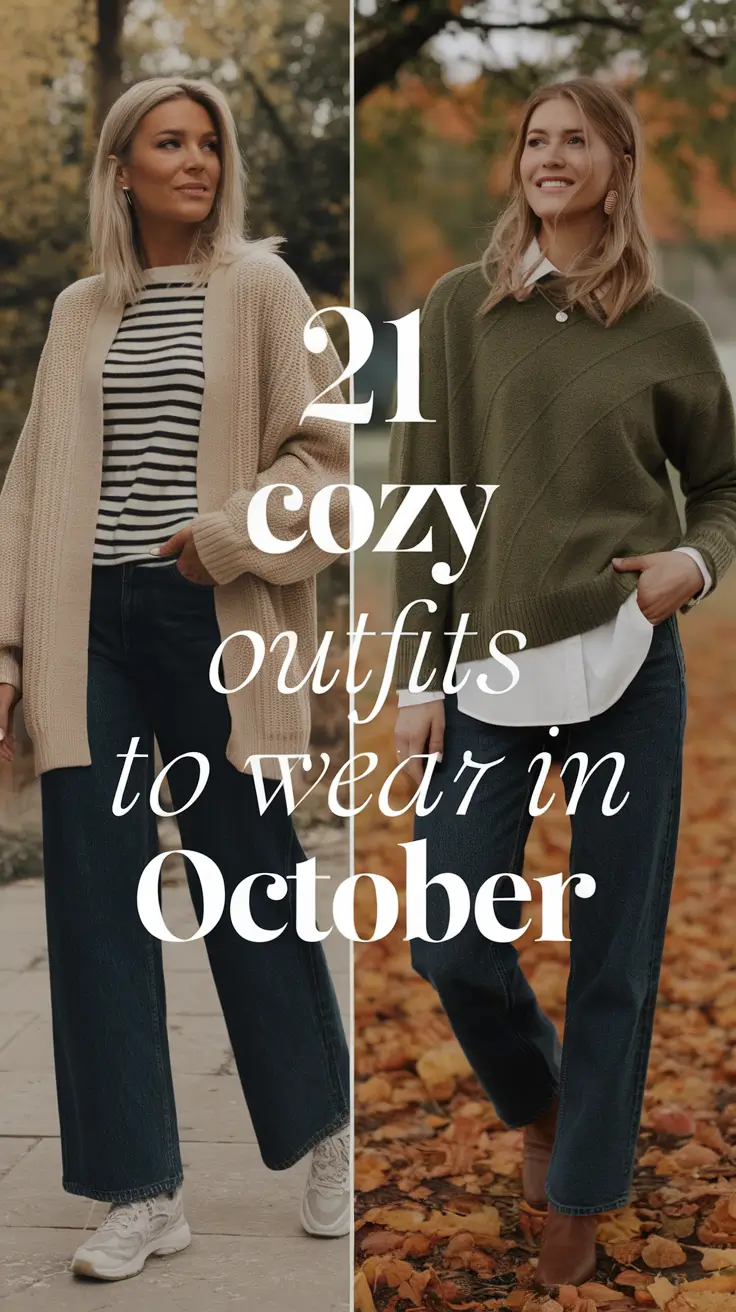 Cozy Outfits to Wear in October 2025 – Chic & Casual Fall Inspo