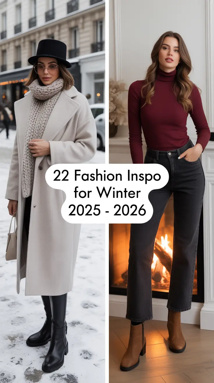 Fashion Inspo for Winter 2025 - 2026: Chic Outfits & Style Ideas for Women