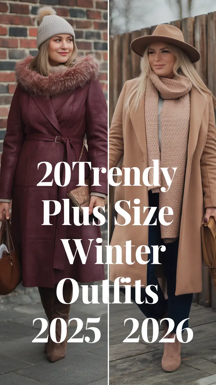 Trendy Plus Size Winter Outfits 2025 – 2026: Elegant & Casual Inspiration for Women