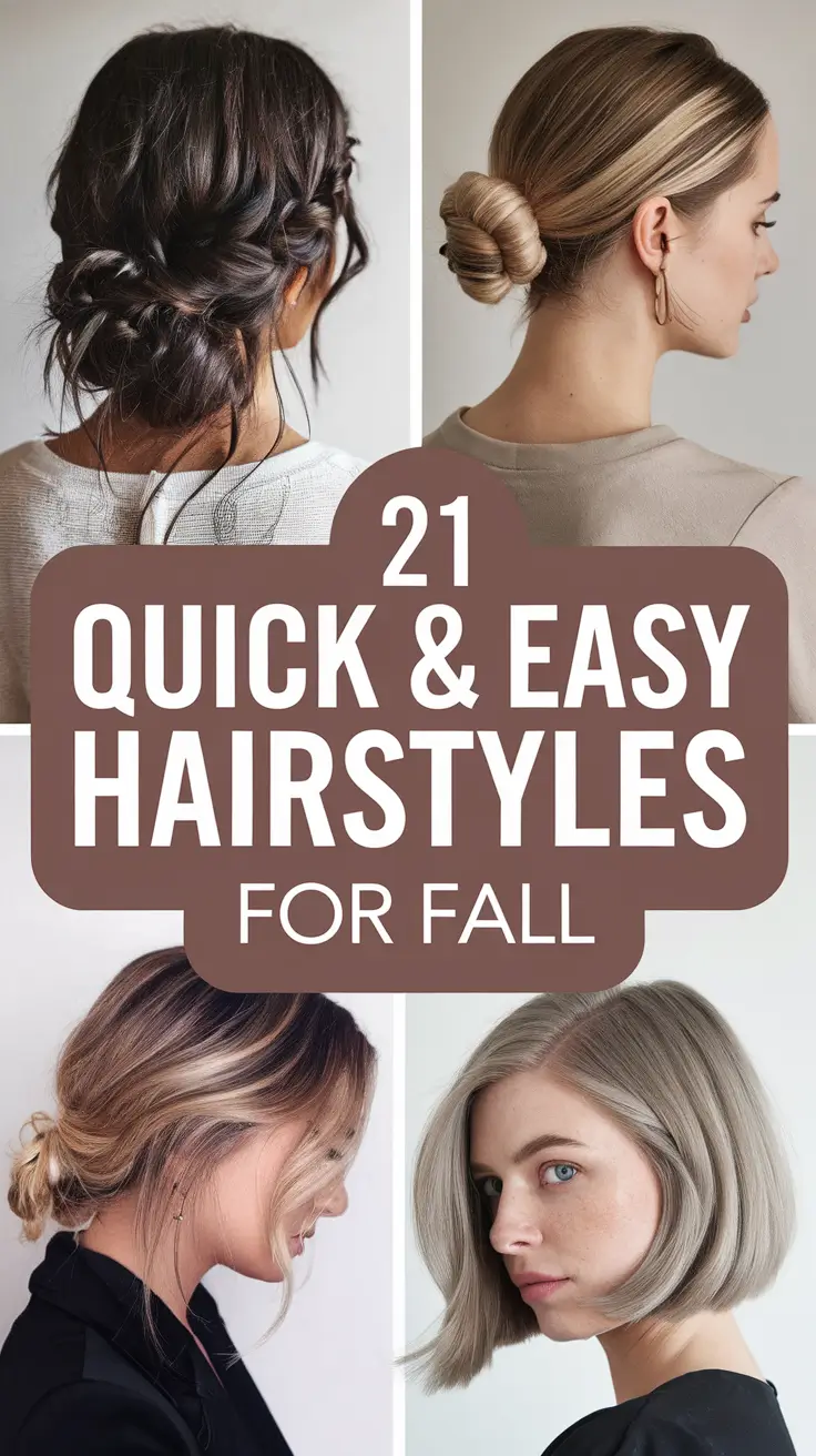 Quick & Easy Hairstyles for Fall 2025: Cute Looks for Long, Medium, and Short Hair