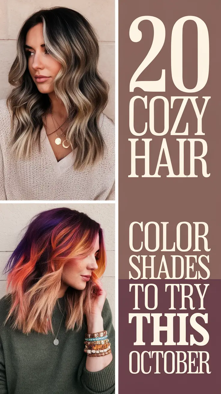 Cozy Hair Color Shades to Try This October 2025 – Fresh Brunettes & Blondes