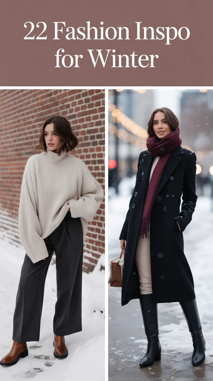 Fashion Inspo for Winter 2025 - 2026: Chic Outfits & Style Ideas for Women