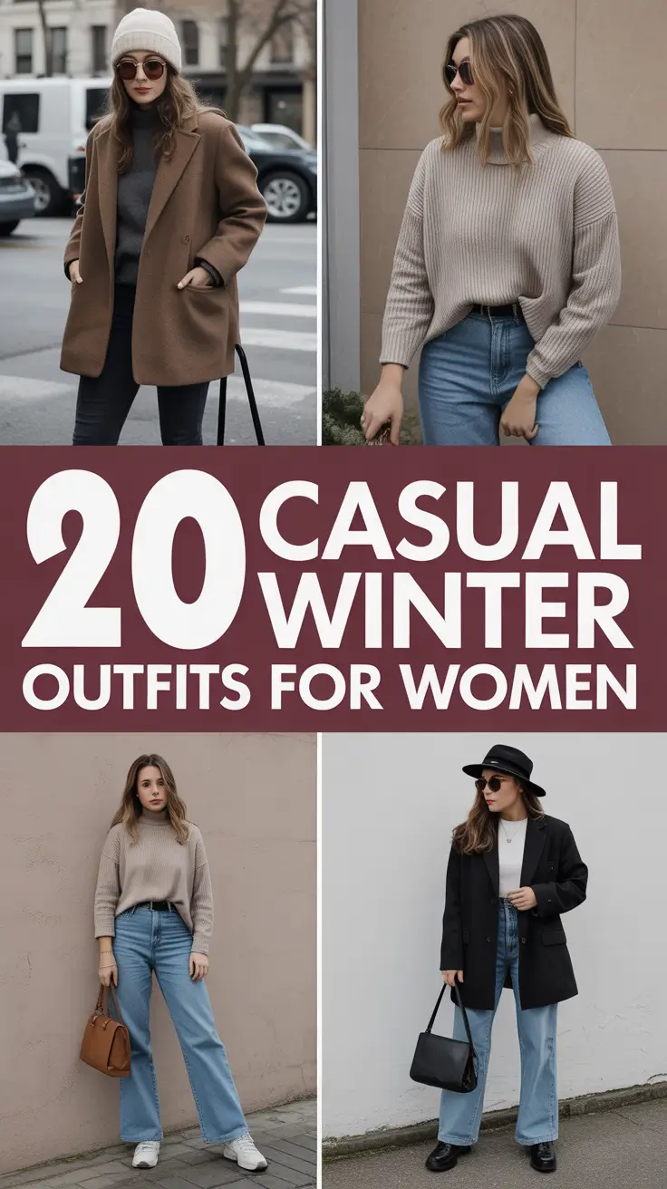 Casual Winter Outfits for Women 2025 - 2026: Cozy, Chic & Comfy Ideas