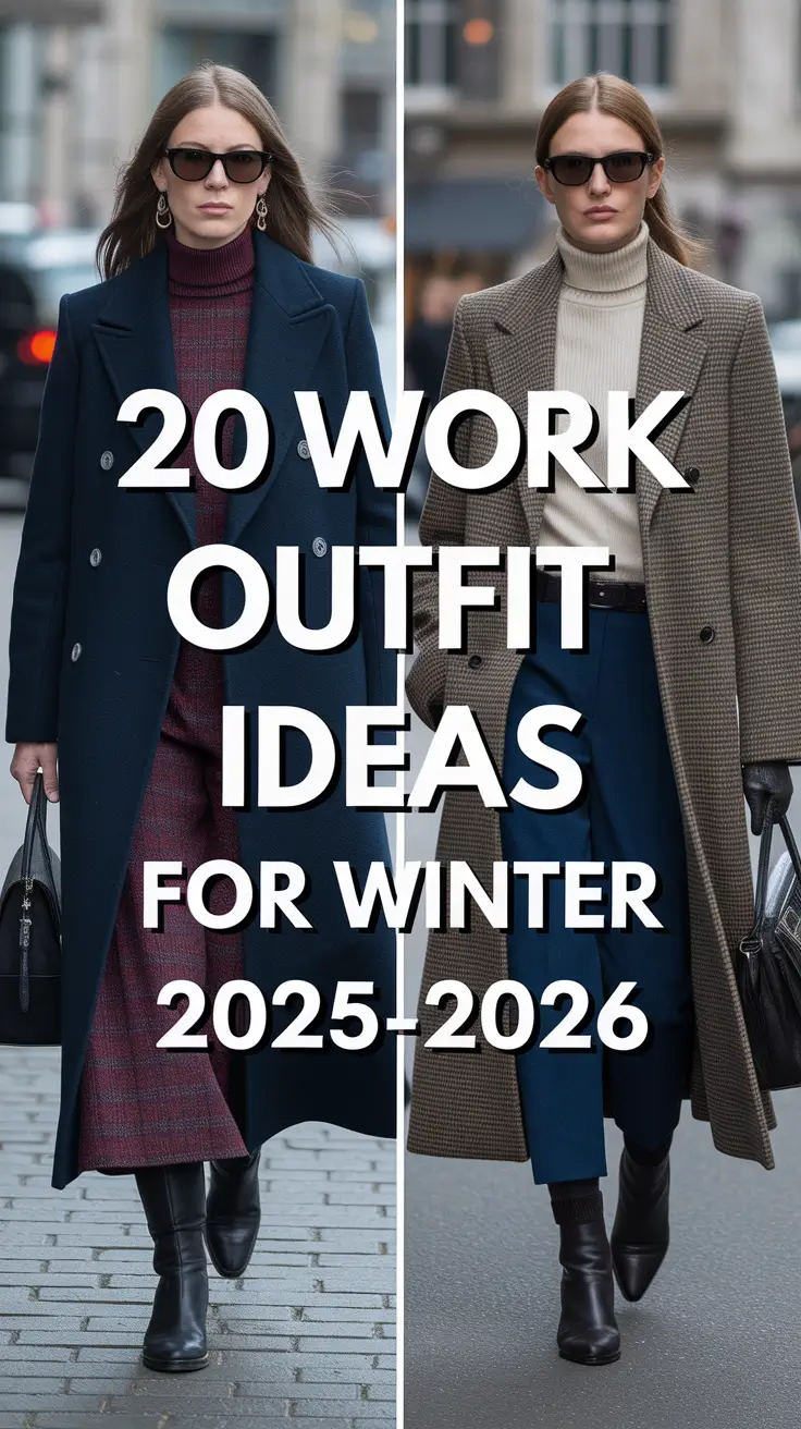 Work Outfit Ideas for Winter 2025–2026: Chic, Cozy & Classy Looks for Women