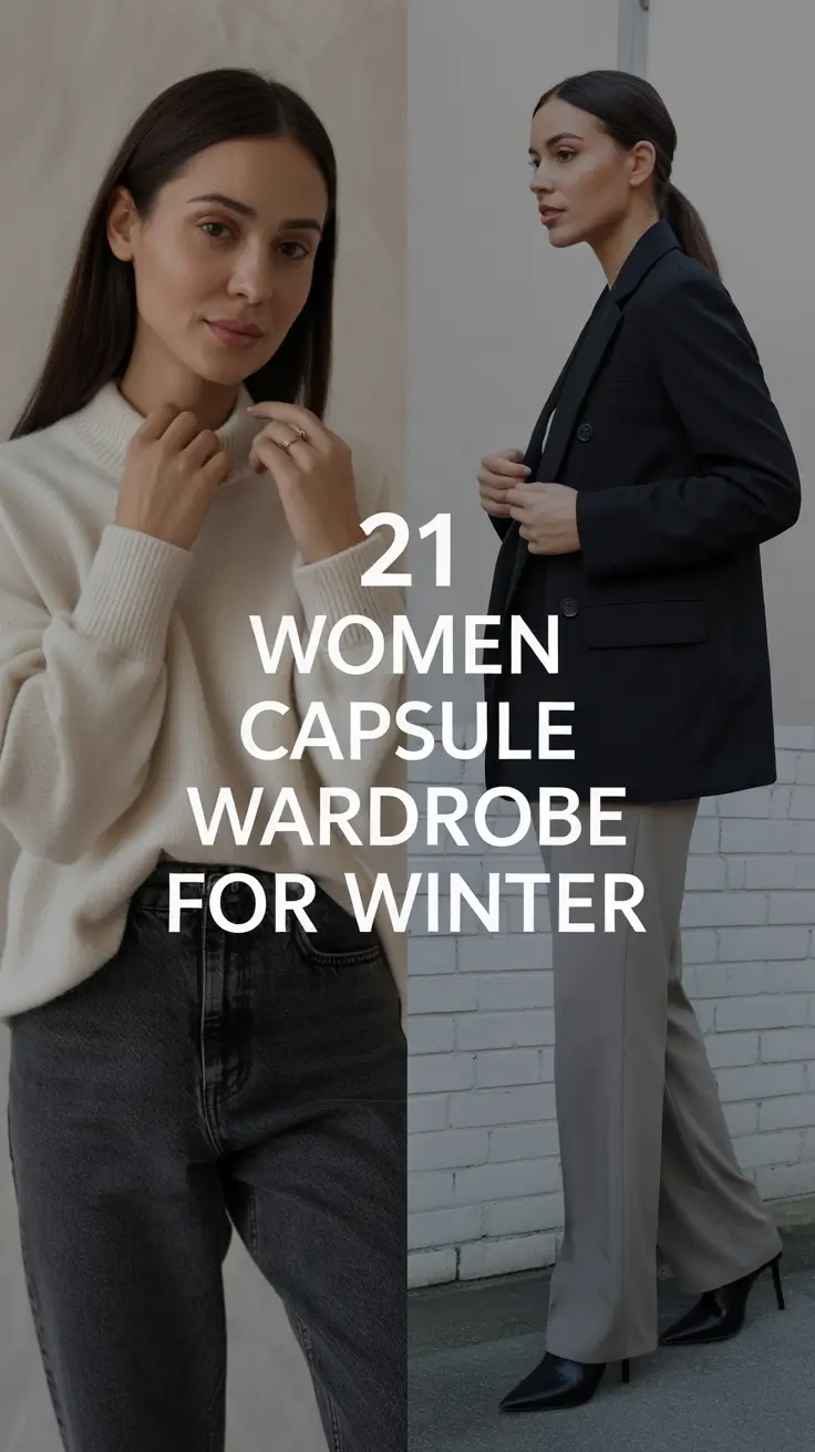Women Capsule Wardrobe for Winter 2025 - 2026: Stylish Outfits for Cold European Travel