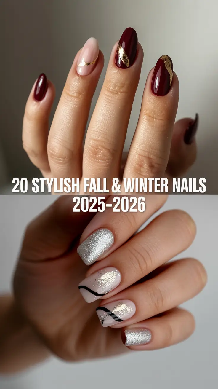 Stylish Fall & Winter Nails 2025–2026: Fresh Ideas, Colors & Inspo