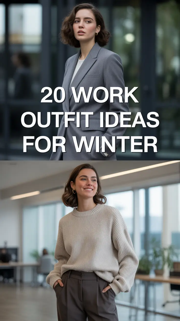 Work Outfit Ideas for Winter 2025–2026: Chic, Cozy & Classy Looks for Women