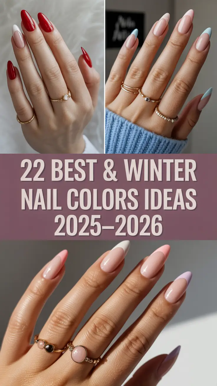 Best Fall & Winter Nail Colors Ideas 2025–2026: Chic and Solid Color Trends for Every Season