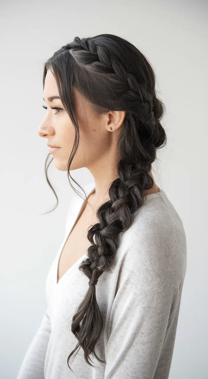 Quick & Easy Hairstyles for Fall 2025 Romantic Braided Sweep