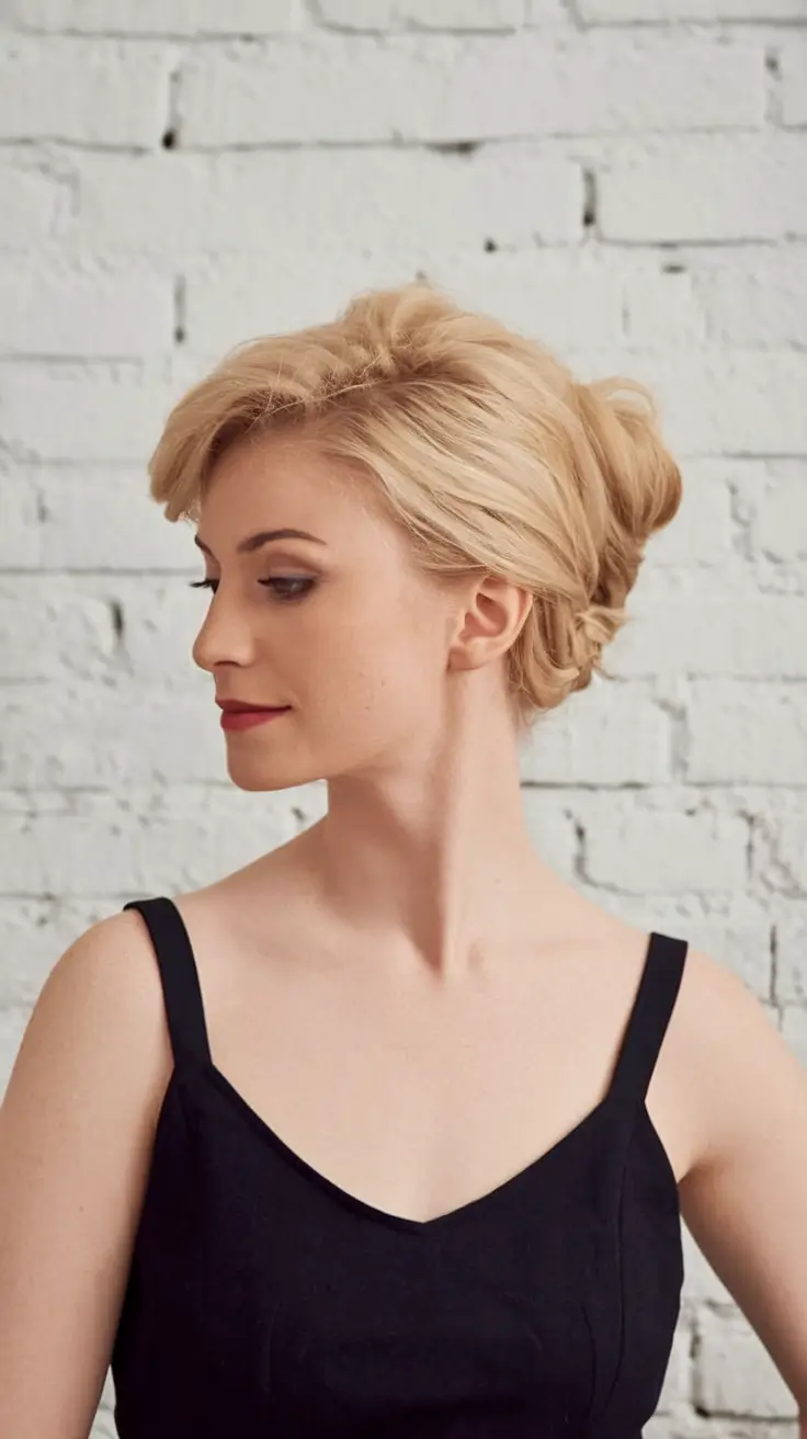 Quick & Easy Hairstyles for Fall 2025 Effortless French Twist with Bangs