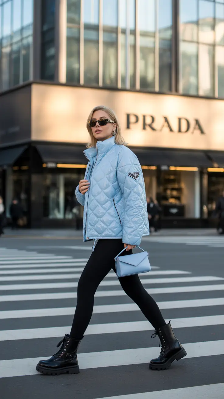 Stylish Birthday Outfits Winter 2025-2026 Powder Blue Cool