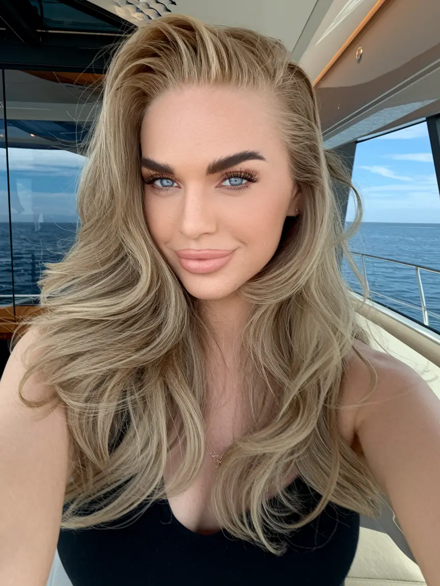 Ideas Golden Sandy Blonde with Volume