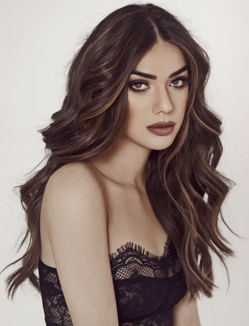 Ideas Espresso Brown with Caramel Strands