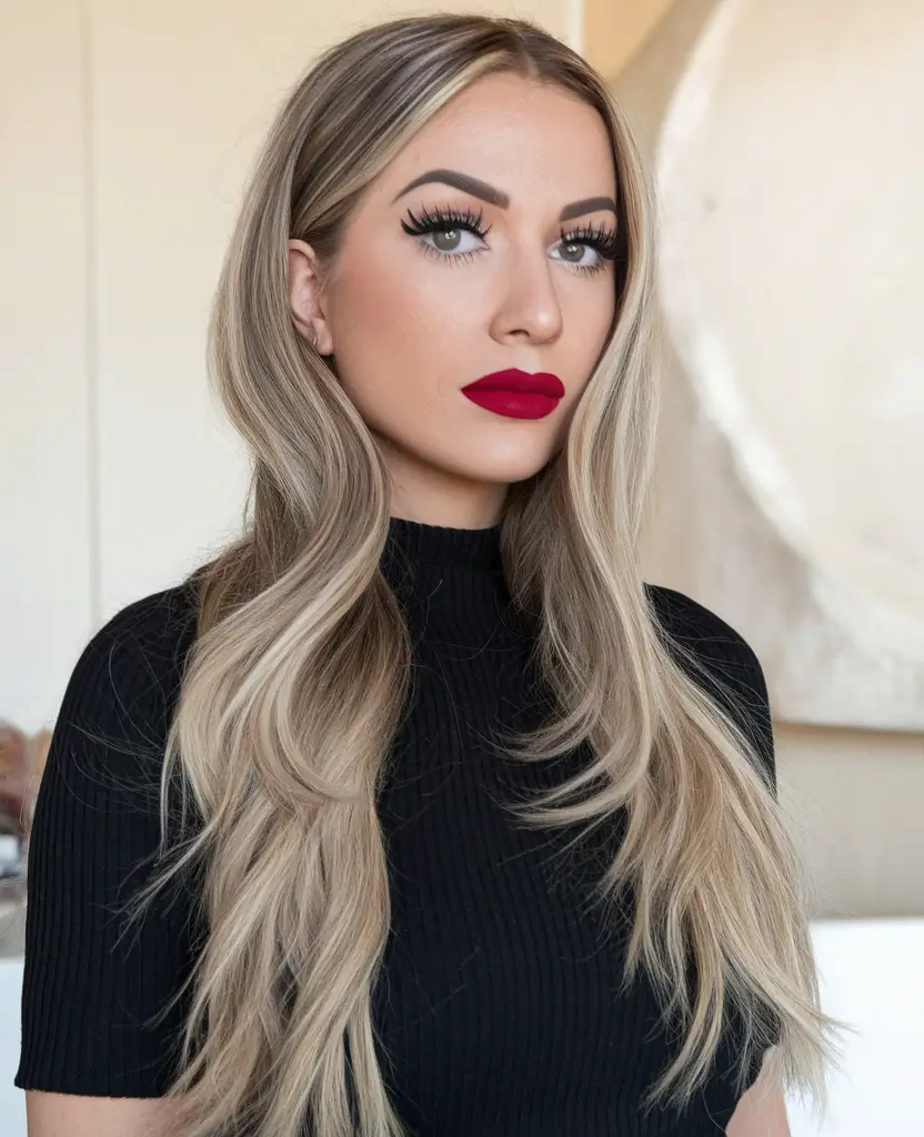 Fall winter Dimensional Ash Blonde Waves 2025