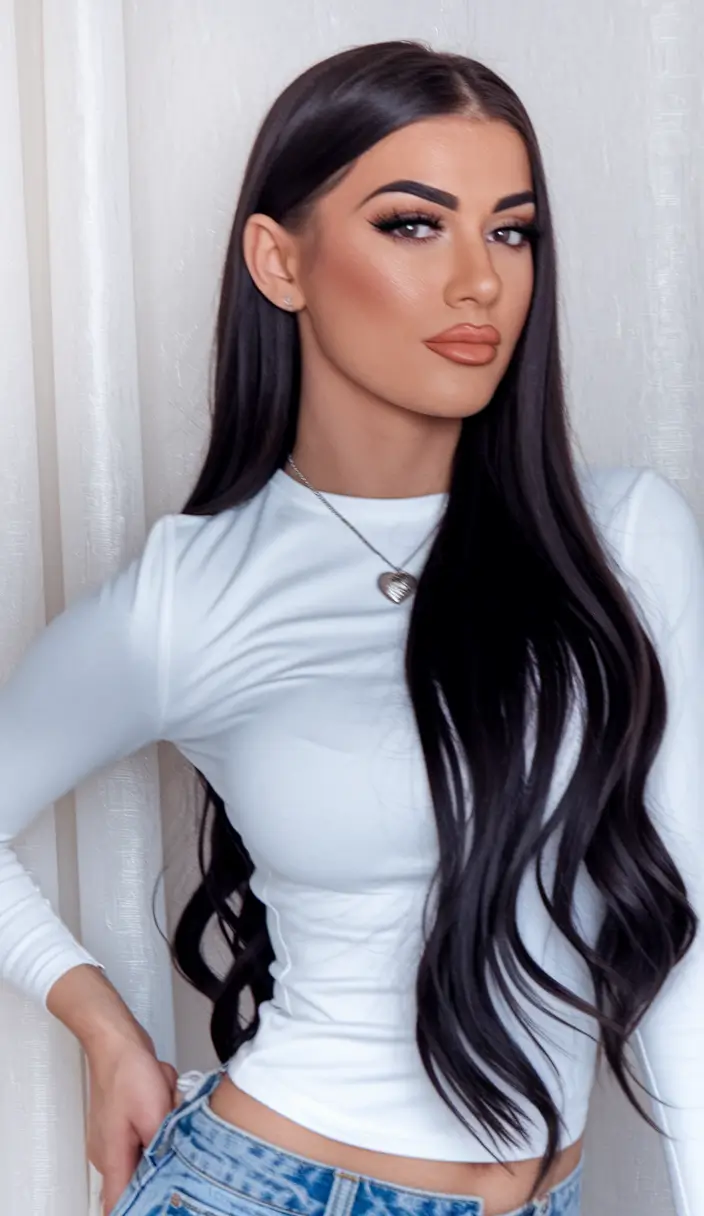 Fall winter Silky Jet Black Length 2025