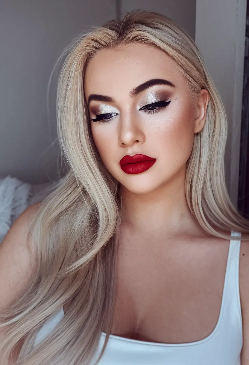 Fall winter Platinum Sleek Glam 2025