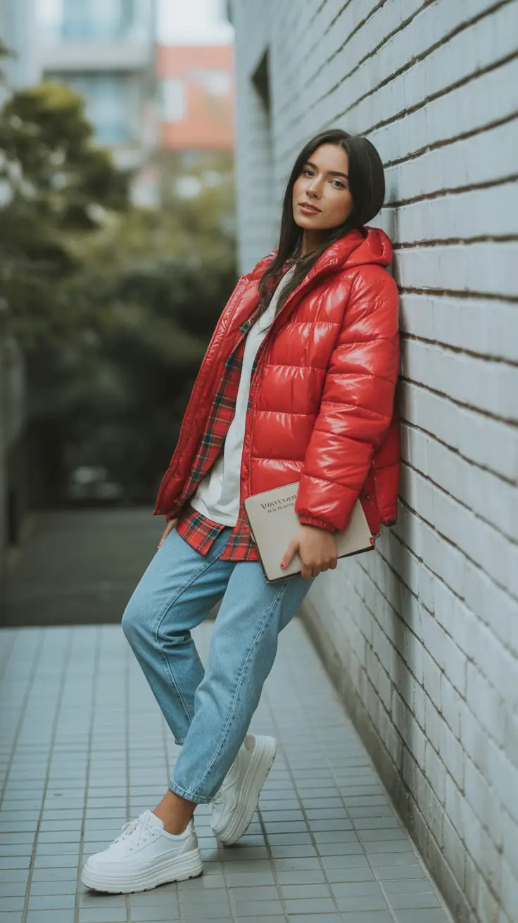 winter fits for school Campus Streetwear Energy