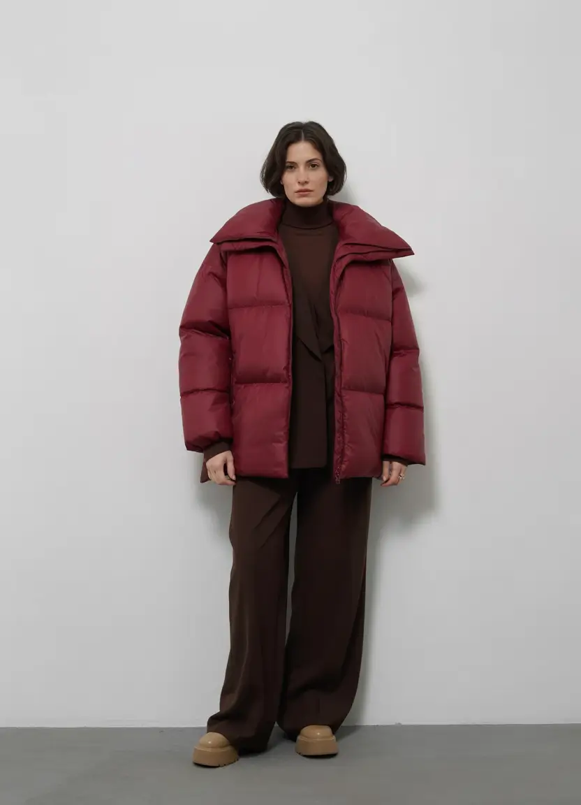 trendy winter outfits 2025 women Deep Tones for Minimalist Winter