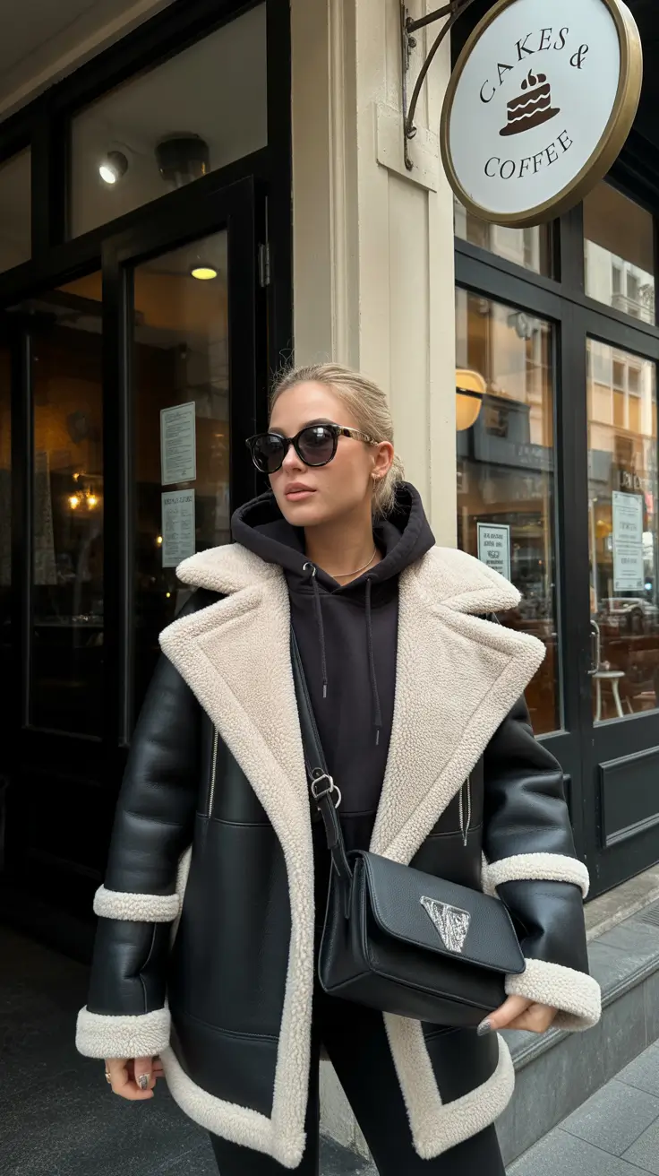 winter outfits cold freezing snow effortless urban edge
